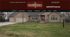 Desktop Screenshot of lincolnhomesia.com